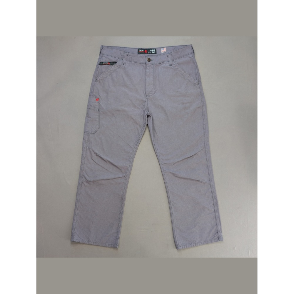 Ariat FR M4 Relaxed Boot CAT 2 Flame Resistant Work Pants 36x30 Gray